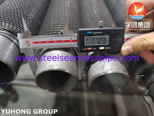 ASTM A213 TP304 সেরেটেড ফিন টিউব | স্টেইনলেস স্টীল উচ্চ-দক্ষতা হিট এক্সচেঞ্জার টিউব