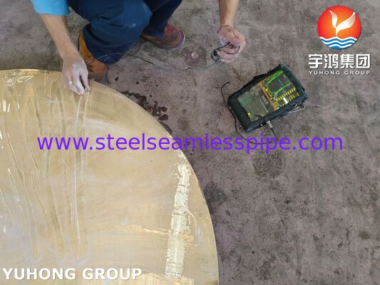 কপার অ্যালোয় গোলাকার প্লেট নৌ ব্রাস ASME SB171 C46400 O25 Forged DISC