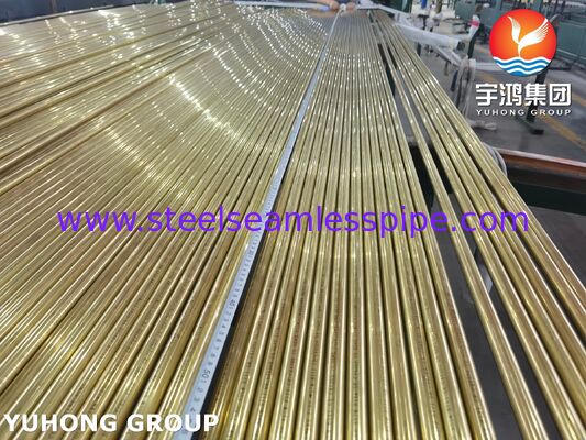 কপার অ্যালয় সিমলেস টিউব ASTM B111 C44300 C70600 C71500 C68700 C71640 এয়ার কুলার রেডিয়েটর কনডেন্সার অ্যাপ্লিকেশন