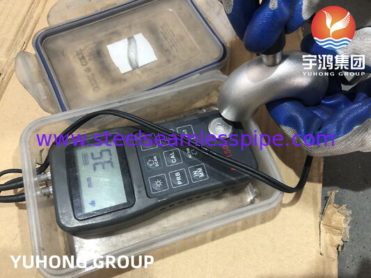 ASTM B366 HASTELLOY C22 UNS N06022 নিম্ন C-Ni-Mo-Cr অ্যালয় ফোরজিং 180° SR কনুই রিটার্ন বাঁক