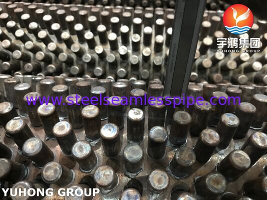 ফায়ারড হিটারের জন্য ASME SA335 P9 স্টাডেড ফিন টিউব