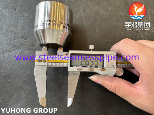 নিকেল অ্যালোয় স্টীল কাঠের ফিটিং ASME SB564 N10276 BOSS B16.11 MSS SP-97