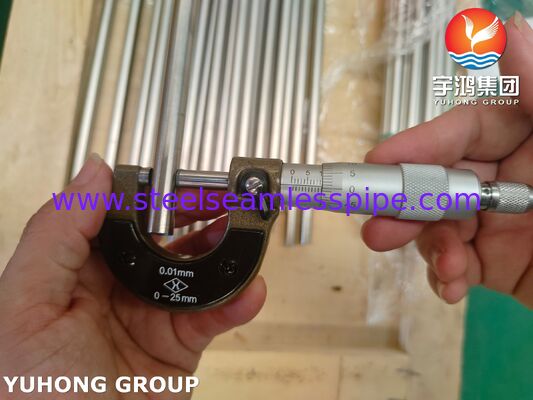 ASTM A269 TP316L BA স্টেইনলেস স্টীল ওয়েল্ডড টিউব জন্য যথার্থ তরল ও গ্যাস পরিবহন