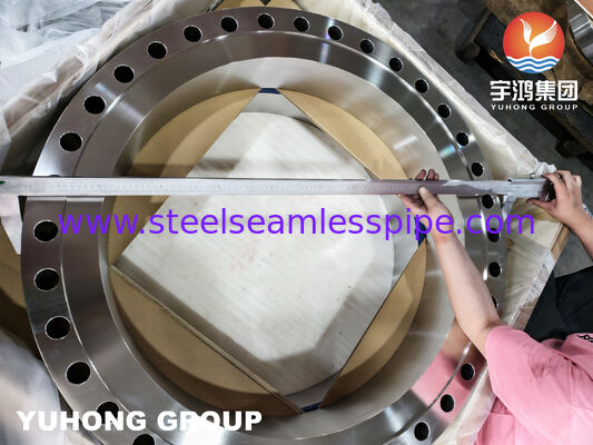 ASTM A182 F316L WNRF ক্ষয়কারী পাইপ সিস্টেমের জন্য কাঠের স্টেইনলেস স্টীল ফ্ল্যাঞ্জ