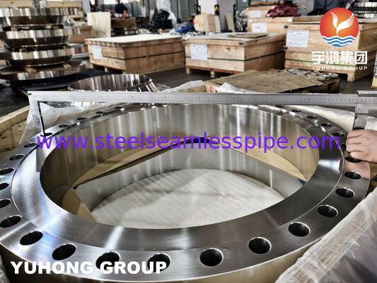 ASTM A182 F316L WNRF ক্ষয়কারী পাইপ সিস্টেমের জন্য কাঠের স্টেইনলেস স্টীল ফ্ল্যাঞ্জ