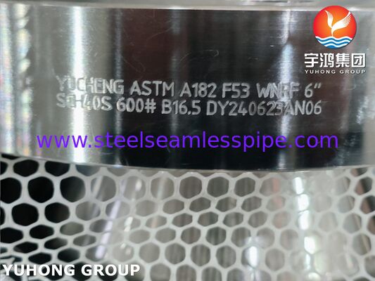 সুপার ডুপ্লেক্স 2507 ফ্ল্যাঞ্জ ASTM A182 UNS S32750 / F53 সুপার ডুপ্লেক্স ওয়েল্ড নেক ফ্ল্যাঞ্জ