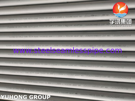 ASTM A268 TP430, UNS S43000 স্টেইনলেস স্টীল সিউমলেস টিউব ফর হিট এক্সচেঞ্জার টিউব