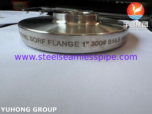 ASTM A182 F316L স্টেইনলেস স্টীল ফ্ল্যাঞ্জ কম কার্বন ক্ষয় প্রতিরোধী রাসায়নিক সামুদ্রিক জন্য