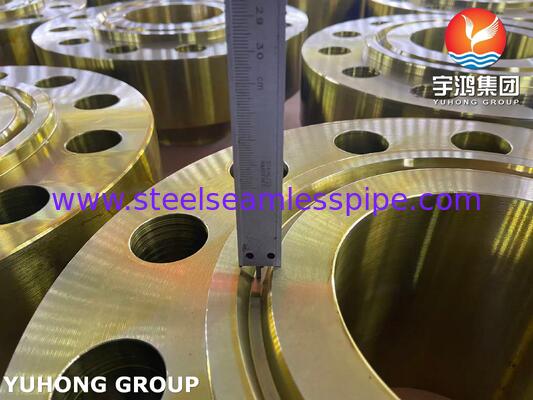 ASTM A694 গ্রেড F42 কার্বন ইস্পাত ফ্ল্যাঞ্জ নকল ওয়েল্ড নেক ফ্ল্যাঞ্জ WNRTJ ফ্ল্যাঞ্জ