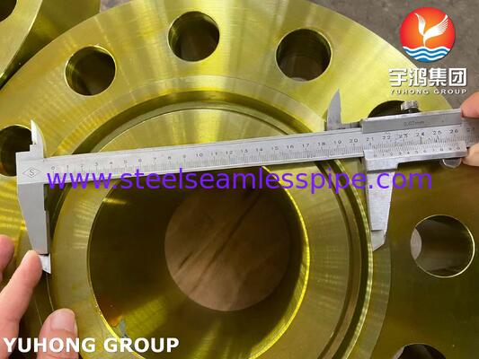 ASTM A694 গ্রেড F42 কার্বন ইস্পাত ফ্ল্যাঞ্জ নকল ওয়েল্ড নেক ফ্ল্যাঞ্জ WNRTJ ফ্ল্যাঞ্জ