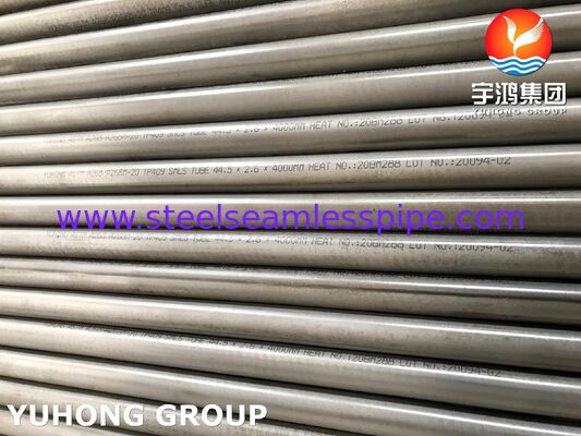 উচ্চ-তাপমাত্রা পরিষেবার জন্য ASTM A268 TP409 ফেরিটিক স্টেইনলেস স্টীল বিজোড় টিউব