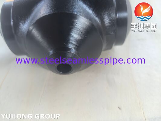 ASTM A420 WPL6 নিম্ন তাপমাত্রা কার্বন ইস্পাত ফিটিং LTC Reducing Tee Buttweld ফিটিং