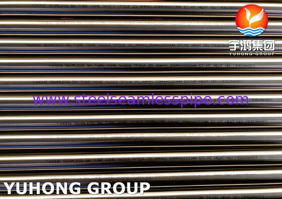 ASTM A269 TP304 তেল গ্যাসের জন্য ঝালাই উজ্জ্বল অ্যানিলেড স্টেইনলেস স্টীল টিউবিং