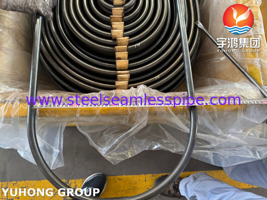 ASTM A179 ASME SA179 কার্বন ইস্পাত সিউমলেস ইউ টিউব তাপ এক্সচেঞ্জার এবং কনডেনসার জন্য