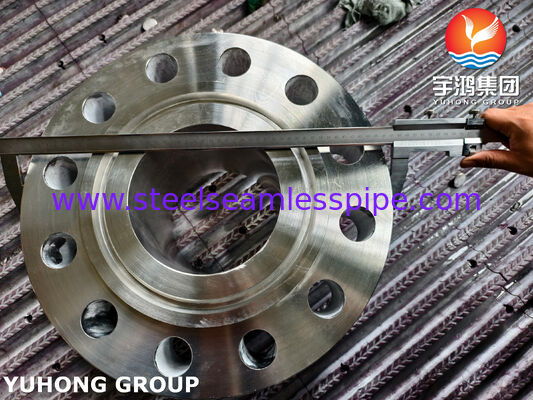 ASTM A182 F347 ওয়েল্ড নেক ফ্ল্যাঞ্জ / EN 1.4550 স্টেইনলেস স্টিল ফ্ল্যাঞ্জ WNRTJ ফ্ল্যাঞ্জ
