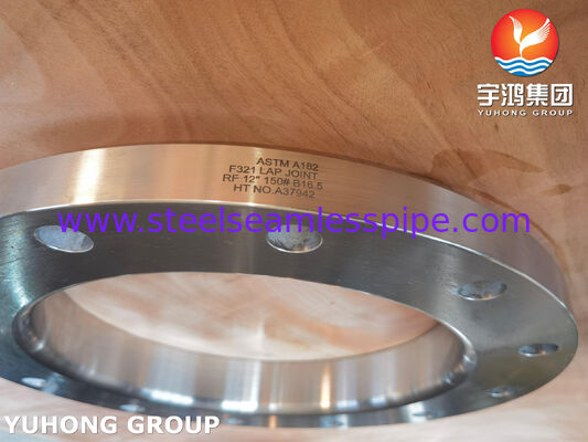 ASTM A182 F321 ল্যাপ জয়েন্ট ফ্ল্যাঞ্জ LTF ফ্ল্যাঞ্জ EN 1.4541 / 08Х18Н10Т স্টেইনলেস স্টিল ফ্ল্যাঞ্জ