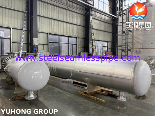 TEMA BEM শেল এবং টিউব তাপ এক্সচেঞ্জার ASME SA240 316 স্টেইনলেস স্টীল তাপ এক্সচেঞ্জার টিউব বান্ডেল