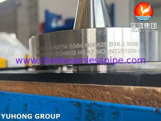 ASTM B564 ইনকোনেল ৬২৫ নিকেল অ্যালয় ওয়েল্ডিং নেক রেইজড ফেস ক্ষয়রোধী ফ্ল্যাঞ্জ