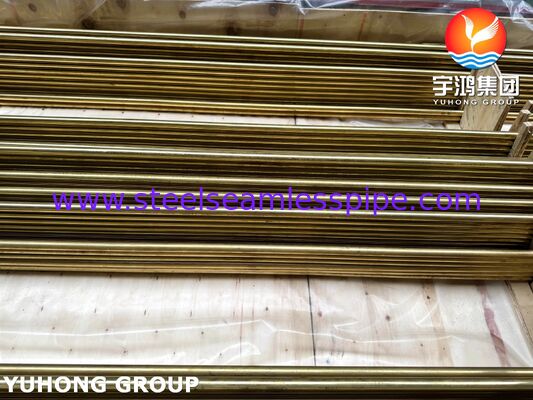 ASTM B111 C44300 অ্যাডমিরালটি ব্রাস কনডেনসার এবং হিট এক্সচেঞ্জারের জন্য নির্ভুল ইউ বেন্ড টিউব