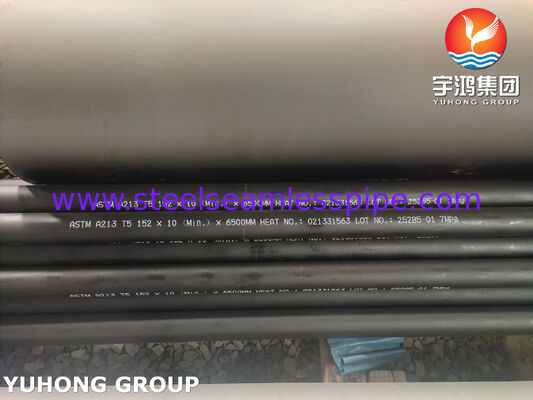 এএসটিএম A213 T5 / 1.7362 সিউমলেস হিট এক্সচেঞ্জার টিউব, হিটার জন্য খাদ ইস্পাত টিউব