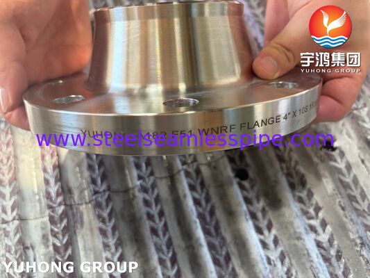 ASTM A182 F51 ফ্ল্যাঞ্জ UNS S31803 ডুপ্লেক্স স্টিল ওয়েল্ড নেক ফ্ল্যাঞ্জ ফোর্জড WNRF ফ্ল্যাঞ্জ