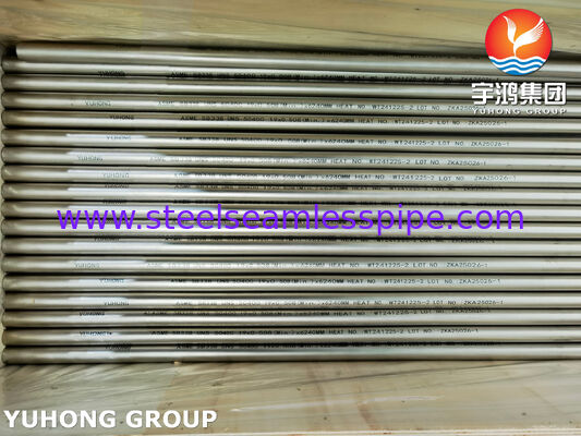 ASME SB338 UNS R50400 কন্ডেন্সার এবং তাপ বিনিময়কারীর জন্য বিজোড় টাইটানিয়াম টিউব