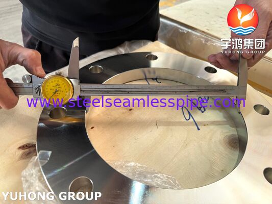 EN 1092-1 F316L স্টেইনলেস স্টিল ফ্ল্যাট ফেস FF ফ্ল্যাঞ্জ PN16 পাইপিংয়ের জন্য