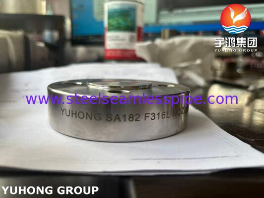 চাপ পাত্রের জন্য ASME SA182 F316L স্টেইনলেস স্টিল ফ্ল্যাঞ্জ ফোর্জড নজল ফ্ল্যাঞ্জ
