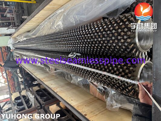 বর্জ্য তাপ পুনরুদ্ধারের জন্য ASTM A335 P22 স্টাডেড টিউব