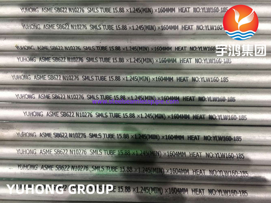 ASME SB622 UNS N10276 নিকেল অ্যালোয় টিউব, Hastelloy C276 Seamless টিউব