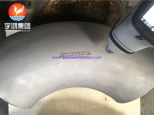 ASTM B366 Monel 400 / UNS N04400 Elbow 90 Degree Nickel Alloy Steel Buttweld ফিটিং