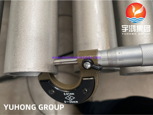 ASTM B407 UNS N08810 / Incoloy 800H / DIN 1.4958 সিউমলেস নিকেল অ্যালোয় টিউব