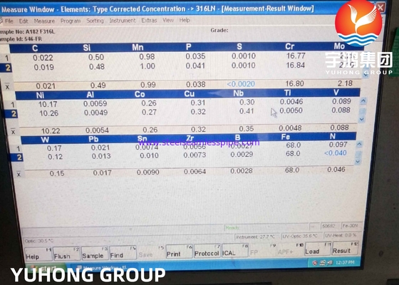 SS ফ্ল্যাঞ্জ WNRF ASTM A182 F316L F51 S31803 2205 1.4462 F53 S32750 2507 1.4410 F55 S32760