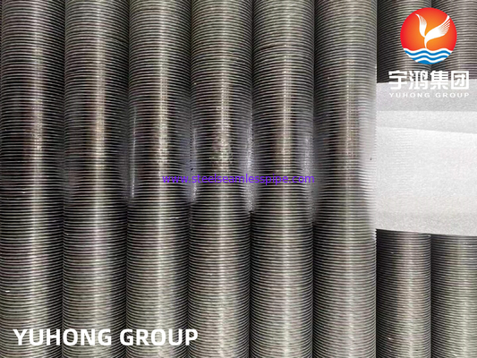 এমবেডেড ফিন টিউব ASME SB163 Monel 400 নিকেল অ্যালোয় টিউব G টাইপ ফিন টিউব