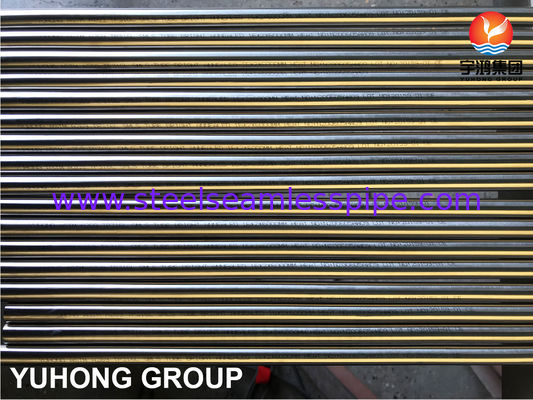 ASTM A213 ASME SA269 কোল্ড রোলিং দ্বারা তৈরি সিমলেস ব্রাইট অ্যানিলড টিউব