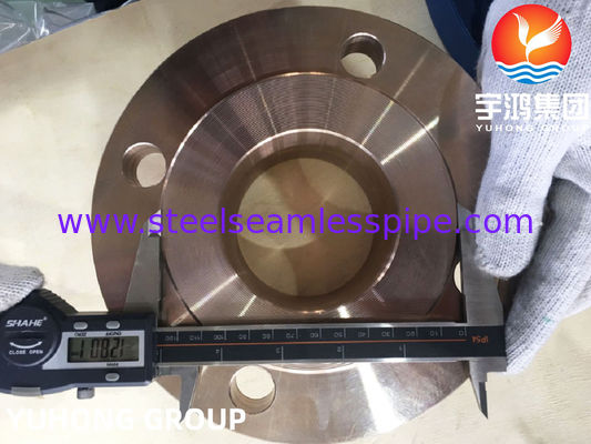 কপার নিকেল ওয়েল্ডিং নেক ফ্ল্যাঞ্জ B151 C70600 / DIN 2.0872 RF টাইপ