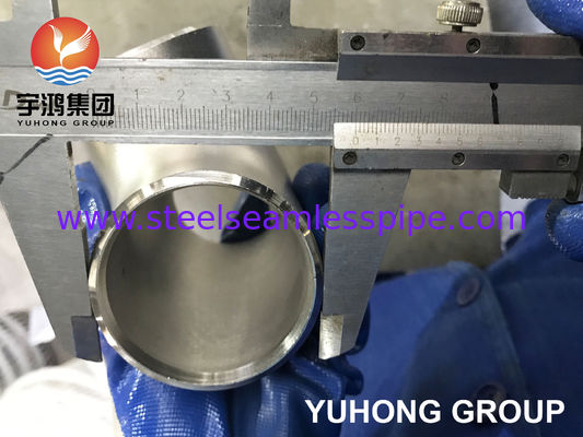 ASTM A815 S32750 সুপার ডুপ্লেক্স স্টেইনলেস স্টিল ইকুয়াল টি ক্লোরাইড সার্ভিস ক্যাপাবিলিটি বাট ওয়েল্ড ফিটিং