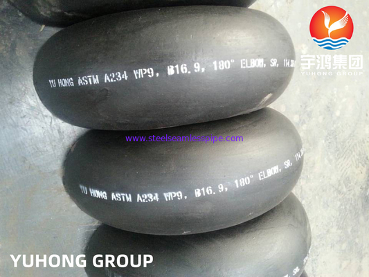 ASTM A234 WP9 180 ডিগ্রী রিটার্ন এলকবো অ্যালোয় স্টীল Buttweld ফিটিং