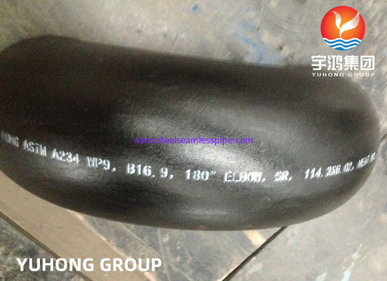 ASTM A234 WP9 180 ডিগ্রী রিটার্ন এলকবো অ্যালোয় স্টীল Buttweld ফিটিং