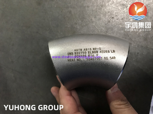 ASTM A815 WP-S 32750 ELBOW 45/90 DEG ডুপ্লেক্স স্টিল পাইপ ফিটিংস B16.9