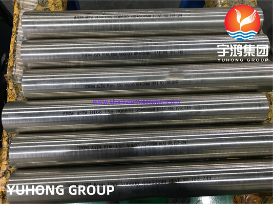 ASTM B166 UNS N06600 Inconel 600 নিকেল খাদ বৃত্তাকার বার উজ্জ্বল অ্যানিলড