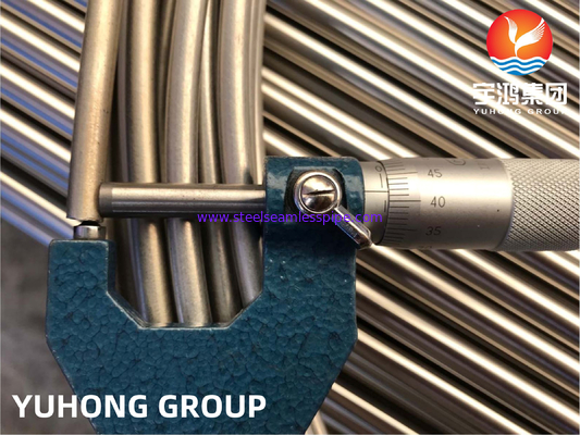 তাপ বিনিময়কারীর জন্য ASTM A269 TP316L স্টেইনলেস স্টিল সীমলেস কয়েল টিউব