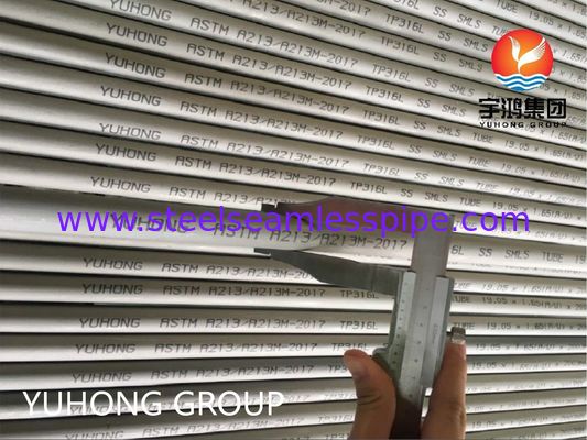 উচ্চ তাপমাত্রা প্রতিরোধ এবং জারা প্রতিরোধী কোল্ড রোলড নির্ভুলতা সহ ASTM A213 TP316L স্টেইনলেস স্টিল বিজোড় টিউব