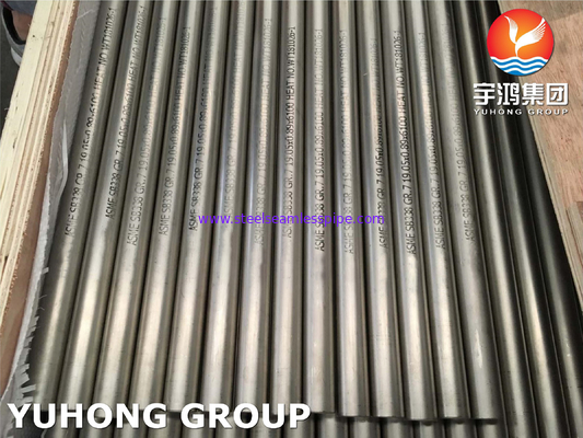 ASME SB338 GR.7 / UNS R52400 টাইটানিয়াম অ্যালোয় সিউমলেস হিট এক্সচেঞ্জার টিউব