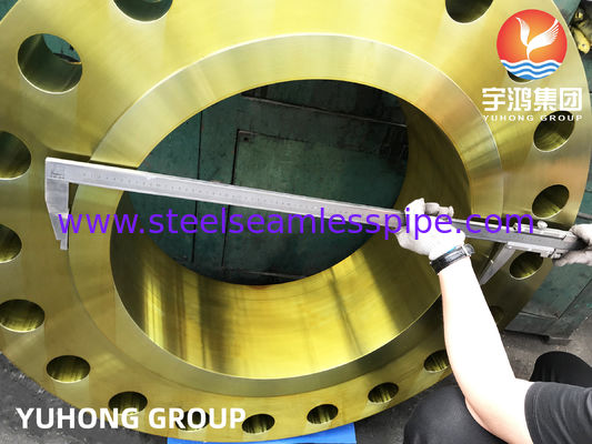 A694 F52 ওয়েল্ড-নেক ফ্ল্যাঞ্জ মরিচা প্রতিরোধক সহ, কার্বন এবং অ্যালয় স্টিল B16.47 ফোরজিংস, হাইড্রোজেন সালফাইডের প্রতিরোধী
