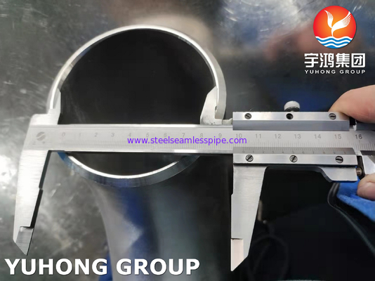 ASTM A403 WP304H স্টেইনলেস স্টীল 90 ডিগ্রী LR কনুই ASME B16.9 Buttweld ফিটিং