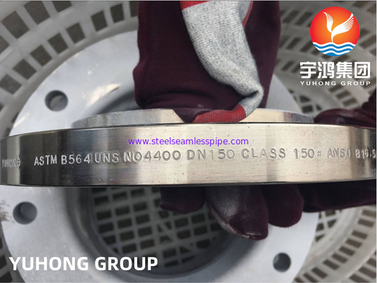 নিকেল অ্যালয় স্টিল B546 Monel 400 UNS N04400 ASME B16.5 ক্লাস 150 WNRF ইস্পাত ফ্ল্যাঞ্জ