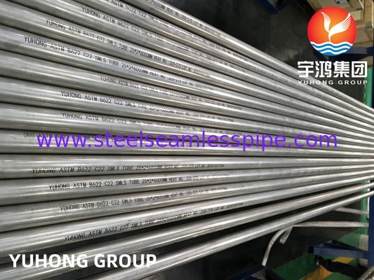HASTELLOY C22 NICKEL ALLOY পাইপ SEAMLESS ASTM B163 DIN2.4605 B161 N06022