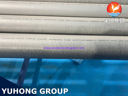 ASTM A789 UNS S32205 সমুদ্রের জল নিষ্কাশনের জন্য সিউমলেস ডুপ্লেক্স স্টেইনলেস স্টীল টিউব