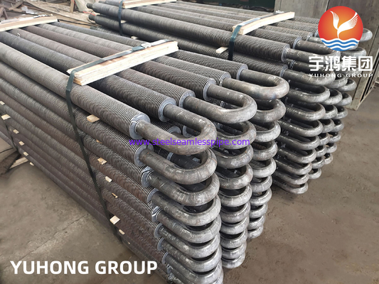কার্বন ইস্পাত U Bend HFW Fined Tube ASTM A106 Gr.B তাপ এক্সচেঞ্জারের জন্য